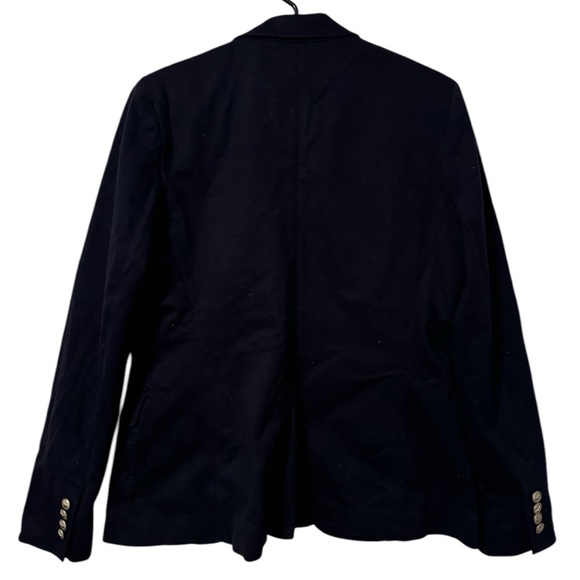 Ralph Lauren Navy Blazer with Embroidered Crest - Size 12 - Picture 2 of 7